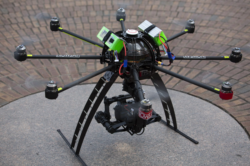 nowsay skyjib drone preparing for takeoff